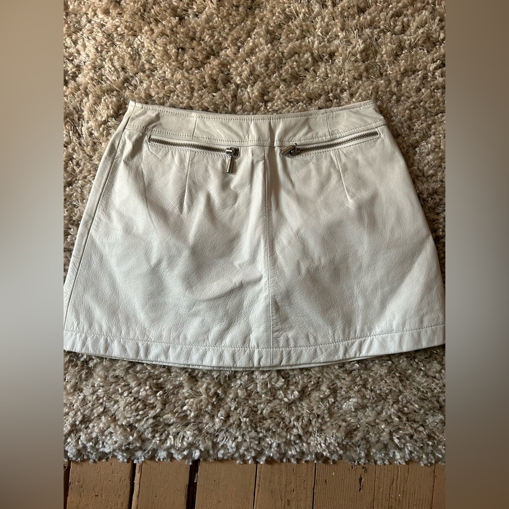 Ms. Maxima vintage leather skirt